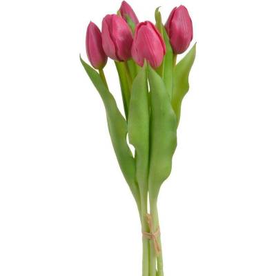 Svazek tulipánů 5 ks - růžová