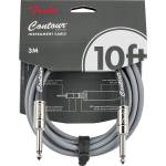 Fender Инструментален кабел жак-жак Fender Contour Series silver 3 метра