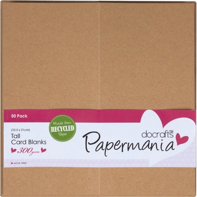 WEST DESIGN 10,5x21cm přání a obálky 50ks (300g/m2) kraft