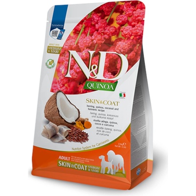 N&D Quinoa Skin & Coat Herring & Coconut 2 x 7 kg