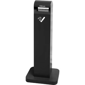 Horecano G-Стационарен пепелник 40x26xh104cm ЧЕРЕН (86022- 001) (0185140)