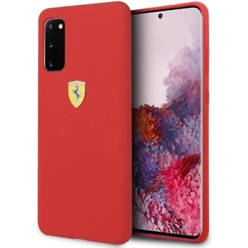 Ferrari Калъф Ferrari SF Silicone за Samsung Galaxy S20, Red (3700740473320)