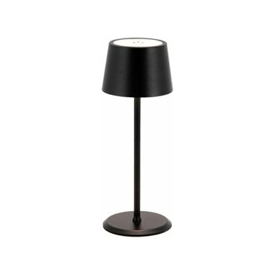 Akumulátorová stolná lampička MONTE CARLO čierna 20 cm LP-MC-BL