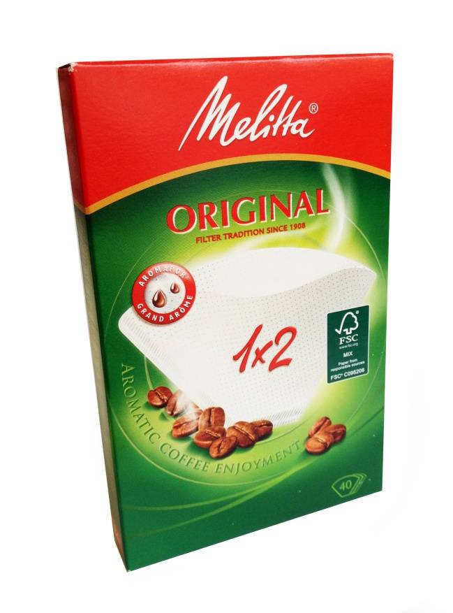 Filtri Per Caffè Melitta Original 1x2 – Confezione Da 800 Pezzi (10x80) – Carta AromaPor Non Sbiancata – Marrone Naturale
