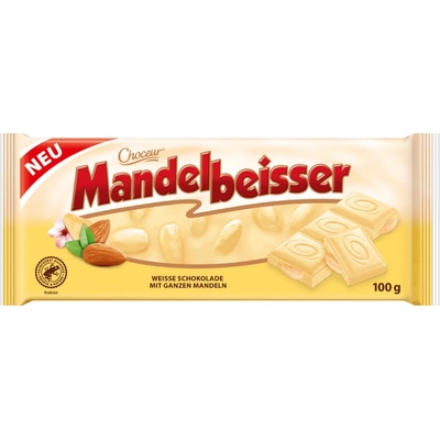 Choceur Mandelknacker bílá čokoláda s mandlemi 100 g