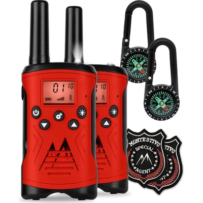 Monte Stivo Kingen, предаватели, комплект от 8 части: включително компаси и значки (XE-4D0J-R26D) (XE-4D0J-R26D)