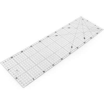 Prima-obchod Pravítko na patchwork 15x50 cm barva transparent