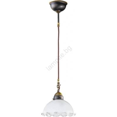 Kolarz 731.30. 73 - Пендант NONNA с кабелен окачвач 1xE27/75W/230V бял (KL0006)