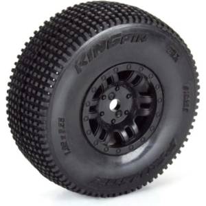 Pro-Line колело 1: 16, гуми King Pin, джанта черна H12mm (4): Mojave Grom