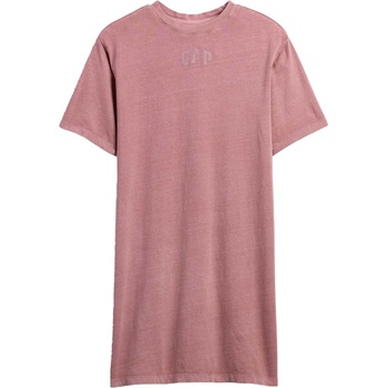 GAP V-frch logo tee dress l