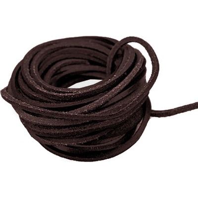 CRUISON kožená šňůra do moto vesty 2× 125 cm tmavě hnědá – Zboží Dáma