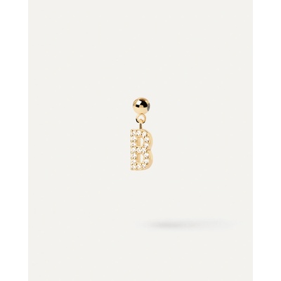 PDPaola Pozlacený přívěsek "B" Charms CH01 051 U