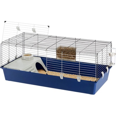 Ferplast Клетка за гризачи rabbit 120 - с оборудване, тъмносиня