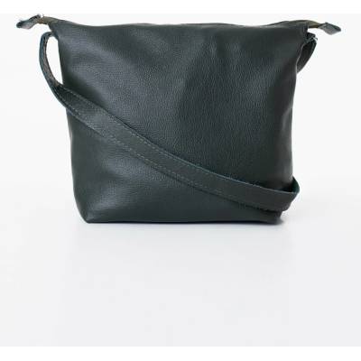 Trendbag Estónsky Ateliér AGLEA kožená kabelka ANET tmavošedá