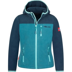 TROLLKIDS Детско софтшел яке Trollkids Kid's Stavanger Jacket Fleece jacket - Dark Marine / Mystic Blue / Arctic Blue - размер 176 (EU) (703-3031-1220)