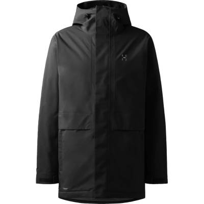 Haglöfs Мъжко яке парка Haglöfs Salix Proof Mimic II Parka - True Black (004-6297-0111)