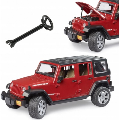 Bruder 2525 Jeep Wrangler Rubicon červená – Zbozi.Blesk.cz