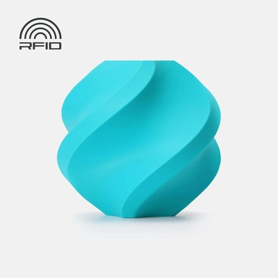 Bambu Lab PLA филамент Bambu Lab PLA Basic, 1.75 mm, 1.0 kg, Color 10605, Turquoise, Refill