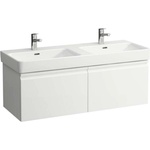 Laufen Pro S - Шкаф за мивка, 126x45x39 см, 2 чекмеджета, бял мат H4835710964631 (H4835710964631)