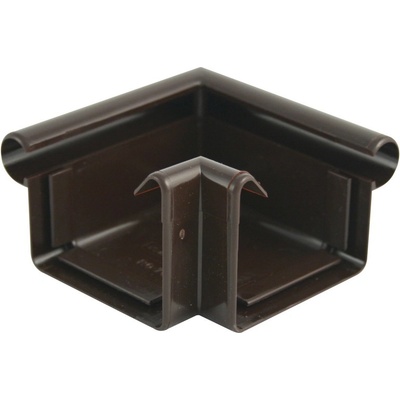 Marley Simplex Roh okapového žlabu vnější plastový RG 70 RAL 8017 hnědý – Zbozi.Blesk.cz