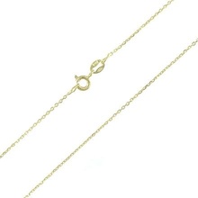 InfinitySilver Strieborná pozlátená retiazka ankr 1402035G55