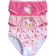 Dívčí kalhotky HELLO KITTY balení 3 ks růžové