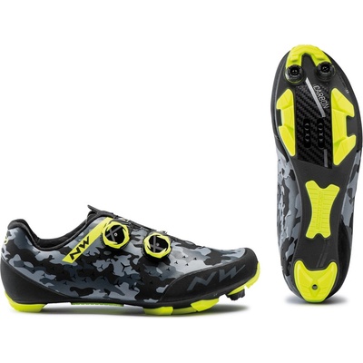 Northwave Rebel 2 - camo blk/yel.fluo