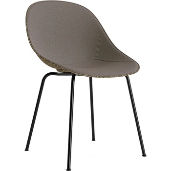 Normann Copenhagen Mat Chair tmavohnedá / čierna oceľ
