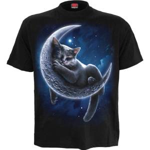 SPIRAL унисекс тениска spiral - velvet moon - черна - l071m121 - metalshop - 39,90 лв