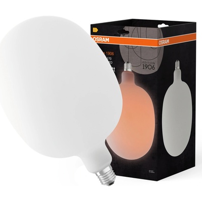 Osram matná LED žiarovka E27 7,3 W VINTAGE BALLON, teplá biela 4058075836143