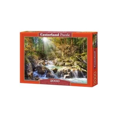 Castorland Puzzle 2000 Brook in the forest CASTOR