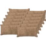 vidaXL Калъфка за възглавница 12 бр. HOUTEN Таупе 40 x 80 cm (918252)