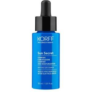 Korff sun secret капки за лице след слънце 30 мл