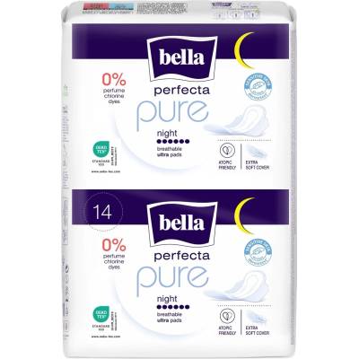 Bella Perfecta Дамски нощни превръзки Pure, 14 броя