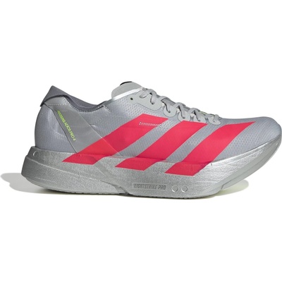 Adidas Мъжки маратонки Adidas Adizero Adios Pro 4 Road Running Shoes Mens - Silver/Red/Grey
