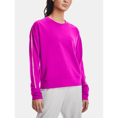 Under Armour UA Rival Terry Taped Crew-PNK růžová
