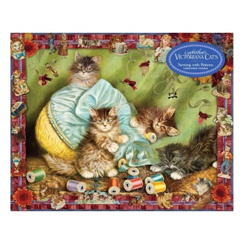 Cynthia Hart's Victoriana Cats: Sewing with Kittens 1, 000-Piece Puzzle | Hart, Cynthia