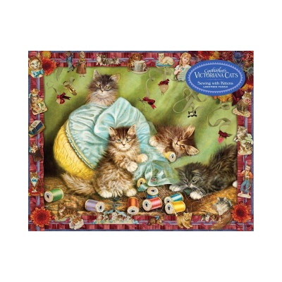 Cynthia Hart's Victoriana Cats: Sewing with Kittens 1, 000-Piece Puzzle | Hart, Cynthia