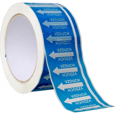 Páska na značení potrubí Tramark - vzduch, , 3470 šipek Páska na značení potrubí - vzduch (50 mm x 66m tl.0.05 mm) kód: 24704