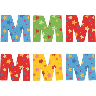 Bigjigs Toys hviezdičkové písmenko M