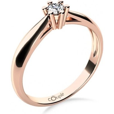 Couple zásnubní Nyla růžové zlato s brilianty 6869003 4 52-99