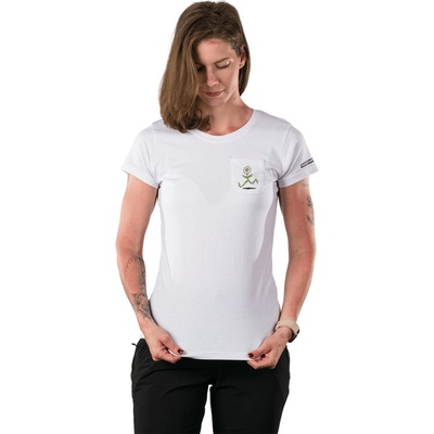Northfinder Dámske turistické tričko z organic cotton MARYB white