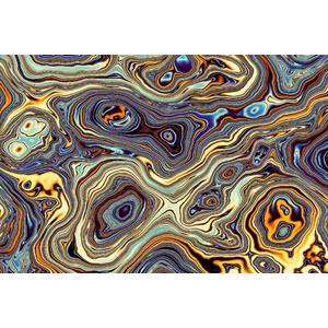 DIMEX ART Флизелинов фототапет абстрактна вълнообразна модел 375 x 250 см