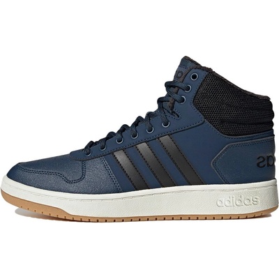 ADIDAS Hoops 2.0 Mid Shoes Navy - 45 1/3