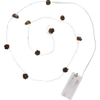 Ib Laursen Svietiaci LED drôtik Cones 120 cm