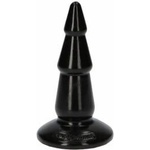  Butt plug plug black silicone 13 cm