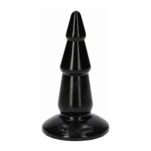  Butt plug plug black silicone 13 cm