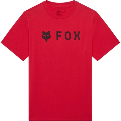 FOX Racing Мъжка тениска FOX Racing Absolute 195 Original S/S Tee T-shirt - Flame Red - размер XL (216-7763-0314)