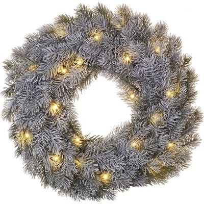 EMOS LED adventný veniec vnútorná teplá biela časovač DCTW15 40 cm
