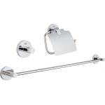 GROHE Essentials - Комплект аксесоари за баня 3 в 1, хром 40775001 (40775001)